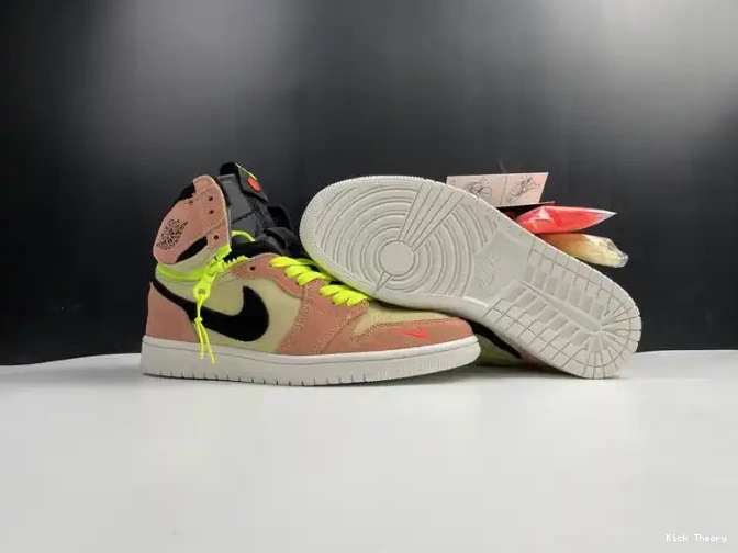 Kicktheory 1 High Switch Jordan Air CW6576-800 Peach 0508